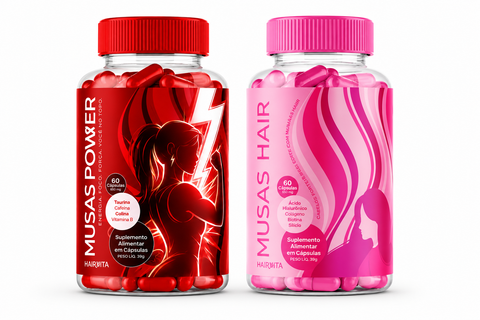 Combos Musas Hair & Musas Power - 1 musas hair + 1 musas Power